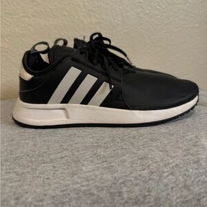 Adidas Black and White Athletic Sneakers